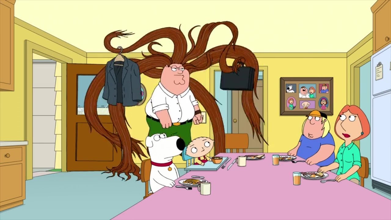 Family Guy -  I think I'm just gonna be a long‐haired old guy