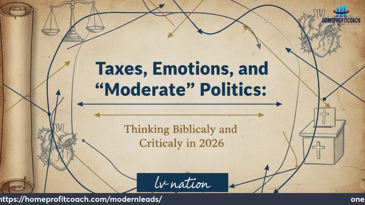 “Taxes, Emotions, and ‘Moderate’ Politics: Thinking Biblically and Critically in 2026” PART 2-3