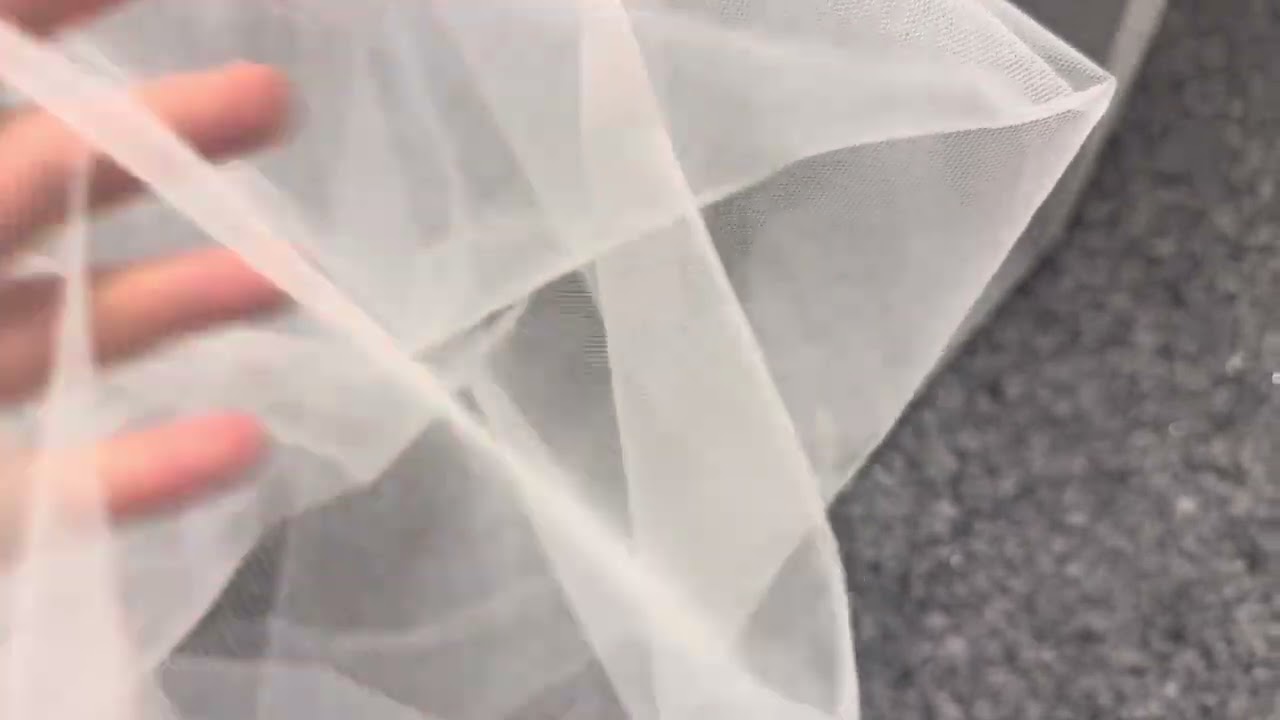 Ivory Bridal Tulle for Veils &ndash; Flow