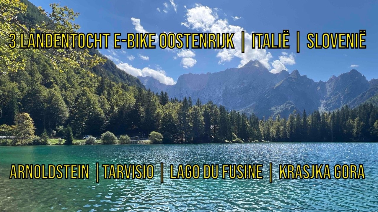 #008 E bike tour Oostenrijk Italië Slovenië / zomervakantie 2025 deel 6 (4K)