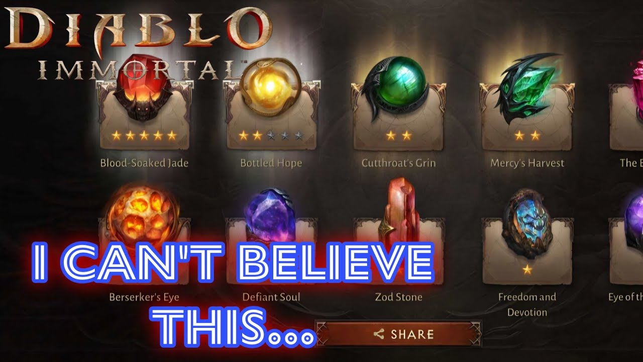 5/5 Star Blood Soaked Jade! But... - Diablo Immortal