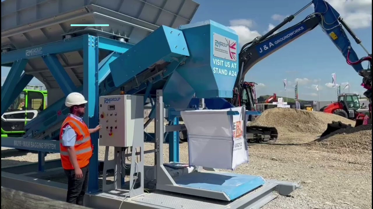 Aggregate Bulk Bagger | BB-215 FIBC Bag Filling system | RMGroup