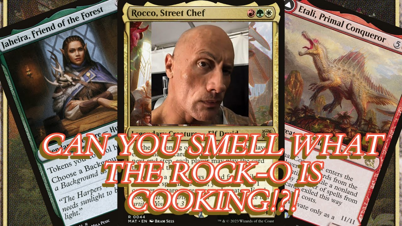 Rocco, Street Chef is the Naya Prosper!!! crazy powerful +1/+1 counter cast from exile commander!!!