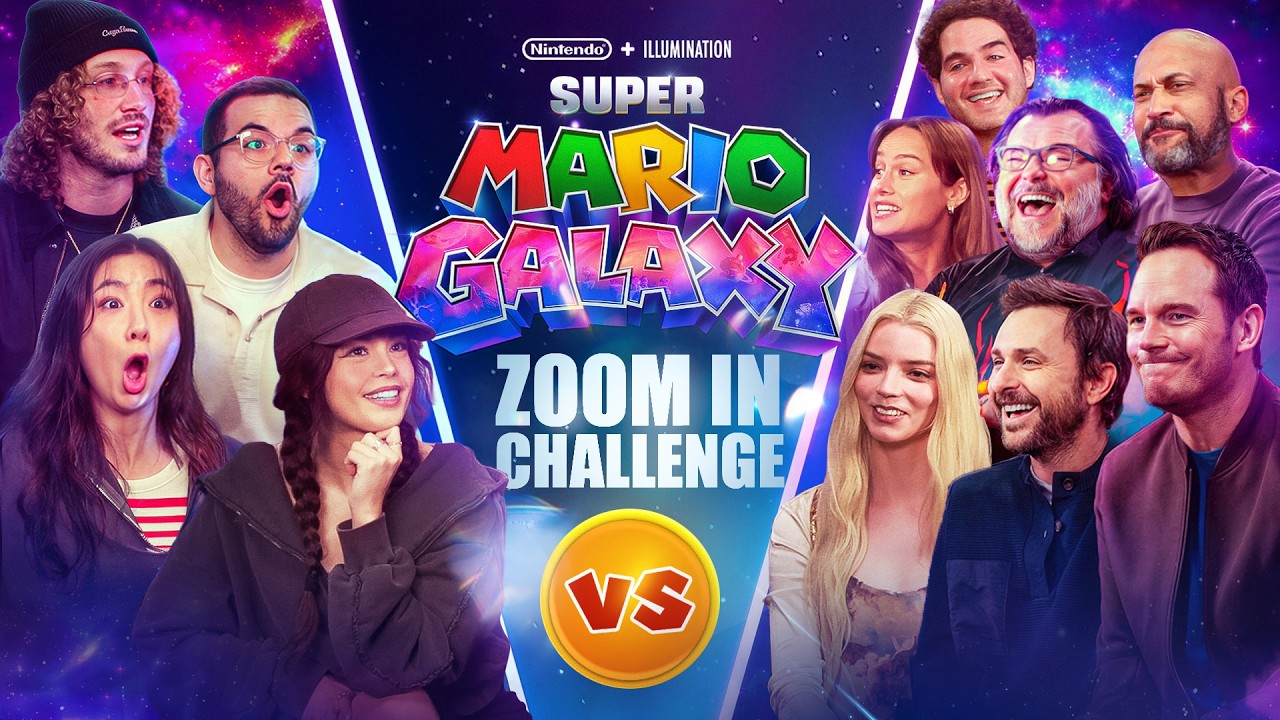 Guess The Zoomed In Character ft. The Super Mario Galaxy Movie Cast