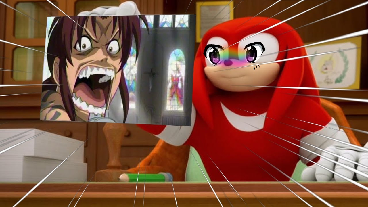 Knuckles judges Black Lagoon Waifus