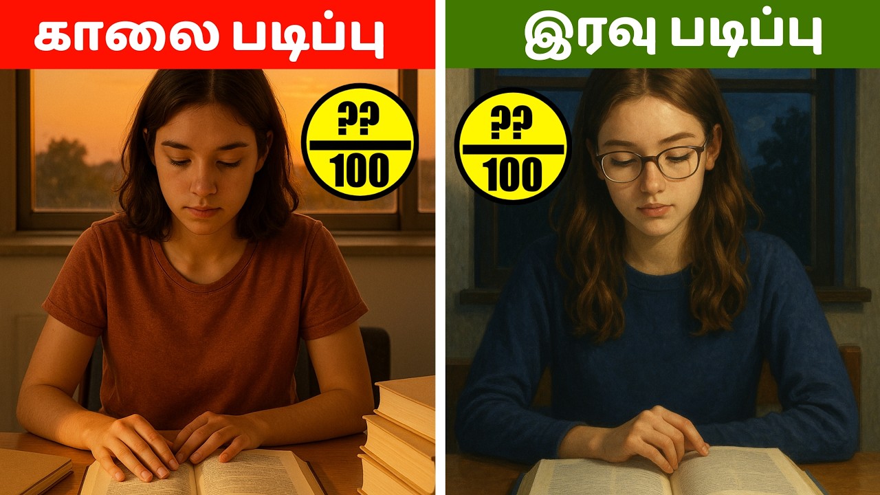 காலை படிப்பது நல்லதா? இரவு படிப்பது நல்லதா? | Morning Study vs Night Study | Study Tips in Tamil