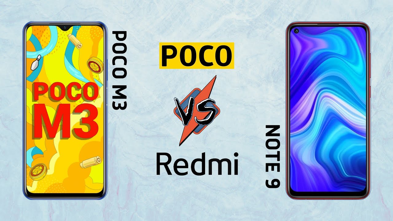Poco M3 Vs Redmi Note 9
