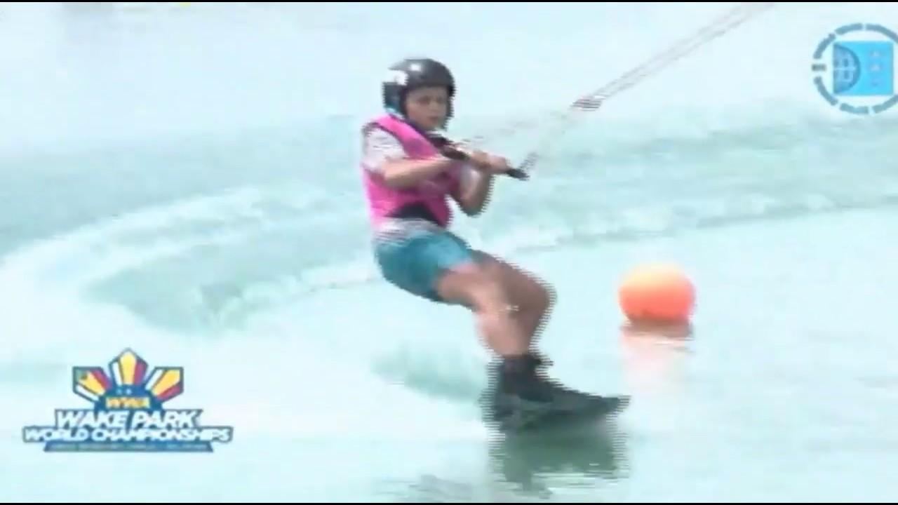 WWA Wakepark World Championship 2017 Loic Deschaux at age 12