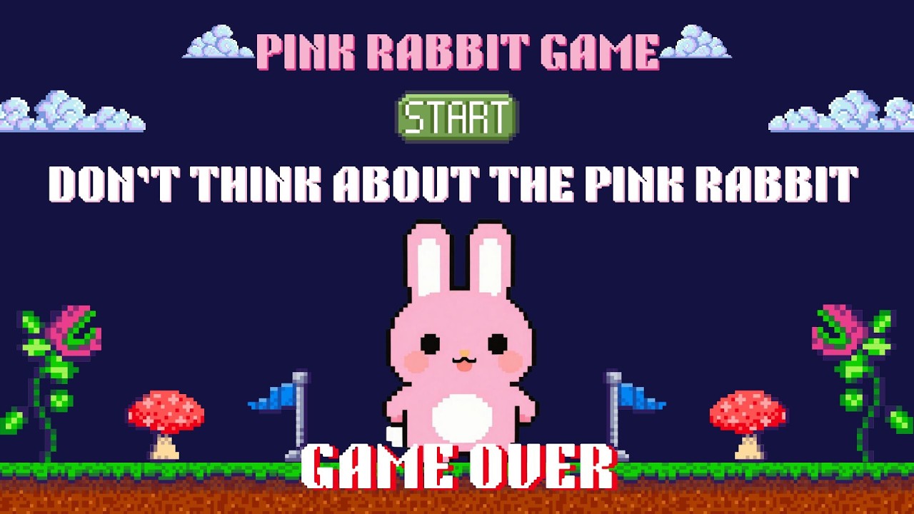 Pink rabbit game: suppression countersuppression exercise