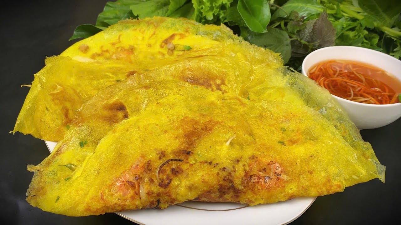 Bật mí cách pha bột BÁNH XÈO giòn tan chuẩn hương vị quê hương | PHA BỘT BÁNH XÈO