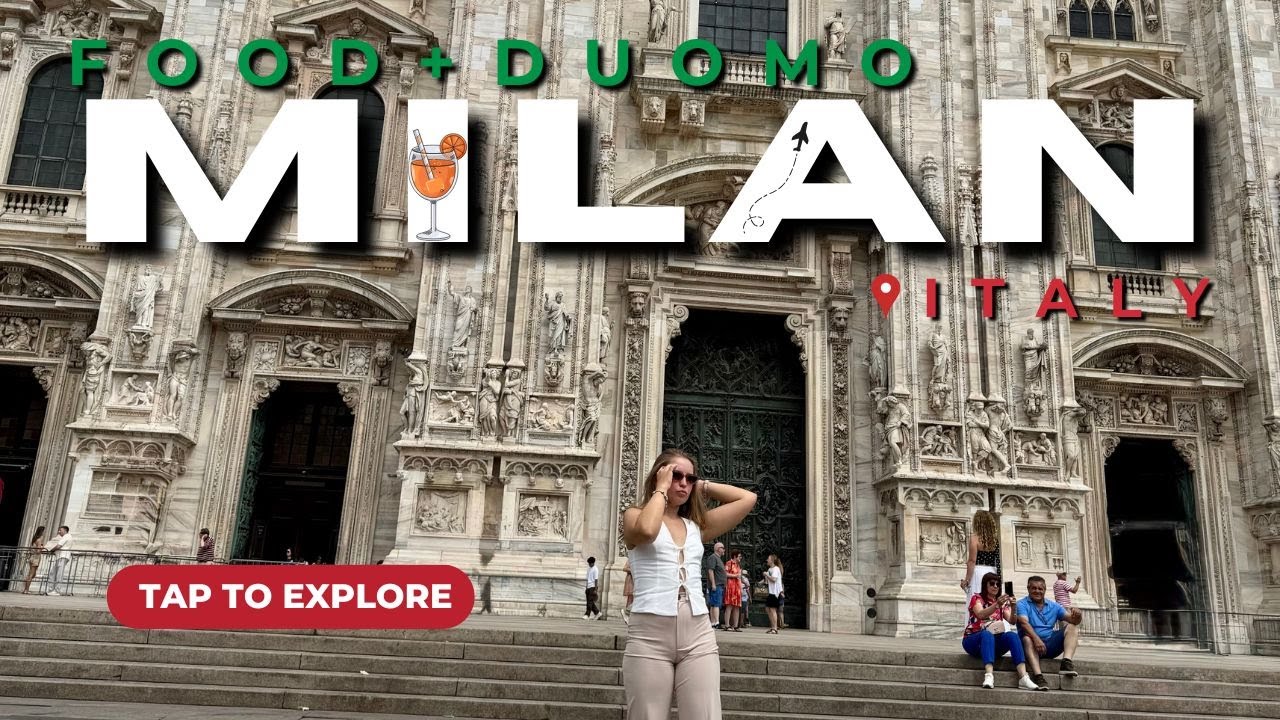 MILAN the City of Aperitivo, Duomo & QC Therme  🇮🇹