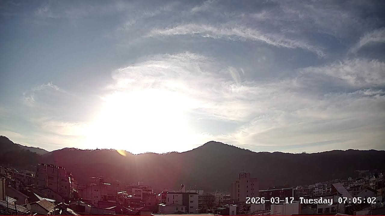 京都府京都市左京区大文字山ライブカメラ Kyoto Kyotoshi Live camera.world.cam