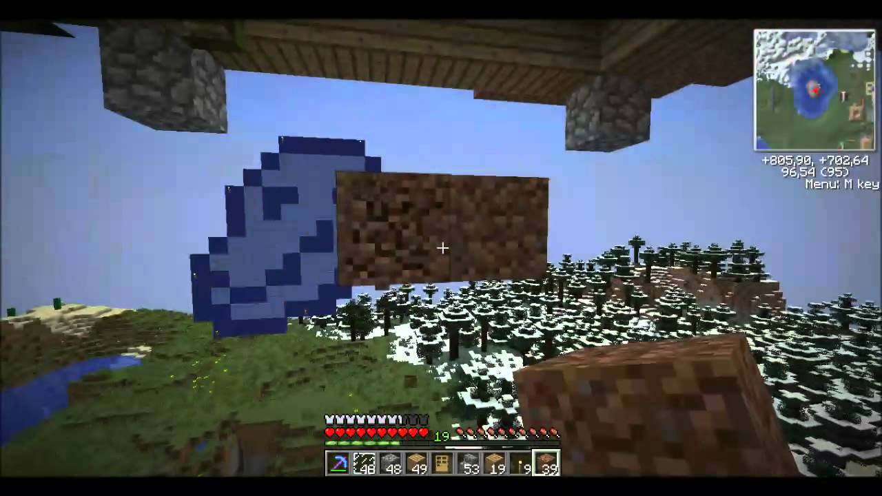 Minecraft Według Adacha odc.40 - Latająca wyspa do g&oacute;ry nogami