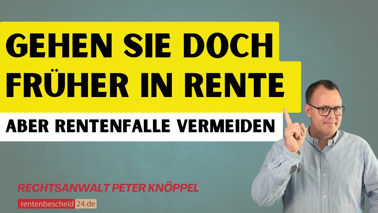 Mein ehrlicher Rat: Gehen Sie früher in Rente – diese Falle vermeiden