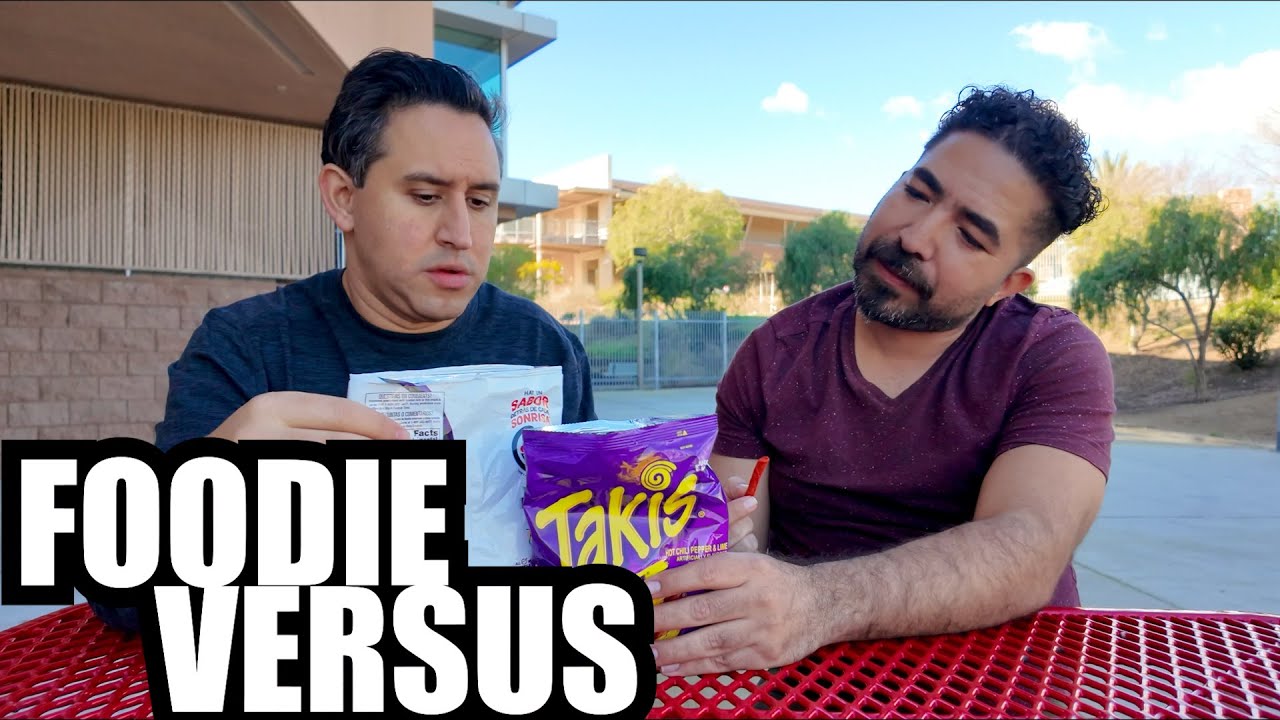 Doritos Flamas vs Takis- The Spicy Crunchy Tasty Challenge