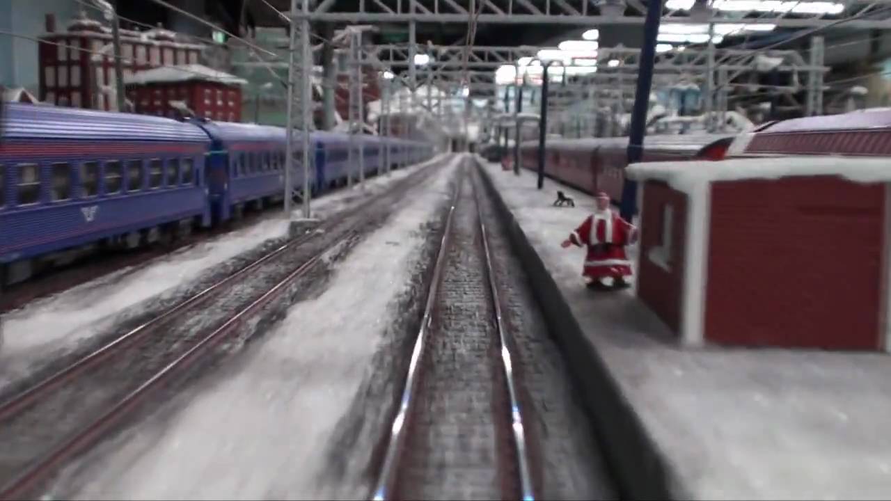 Zugfahrt durchs verschneite Schweden / Train ride﻿ through snowy Sweden