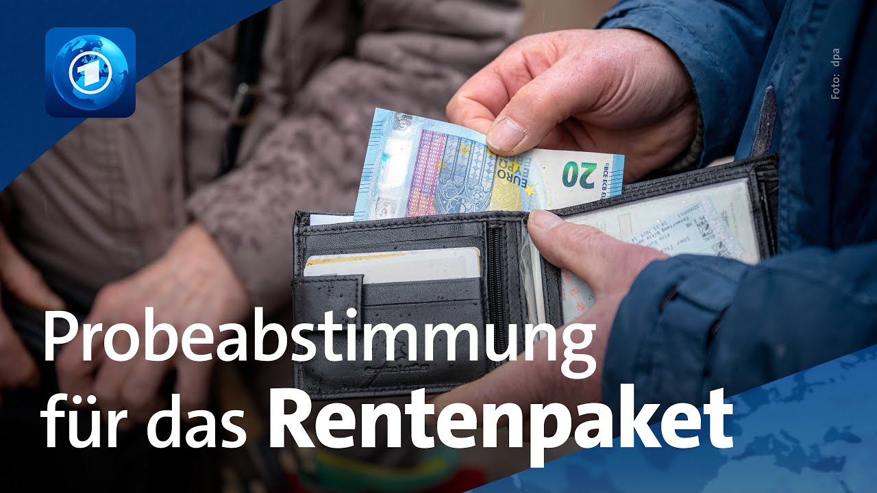 🌍 tagesschau24 Top-Thema, 2.12.2025 | Probeabstimmung zur Rentenreform