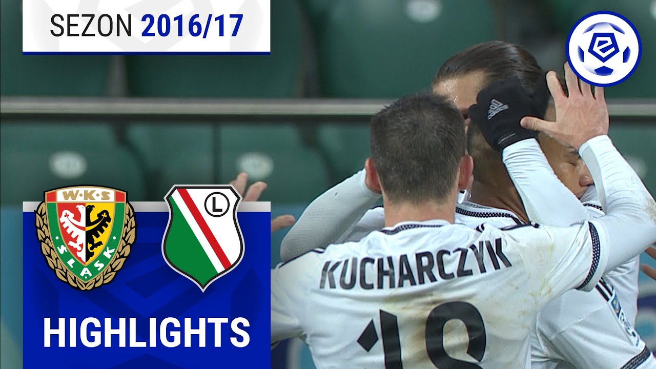 Śląsk Wrocław - Legia Warszawa 0:4 | SKRÓT | Ekstraklasa 2016/17 | 17. Kolejka