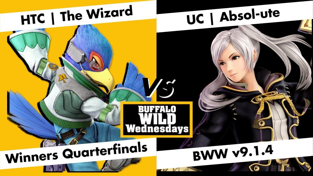 Buffalo Wild Wednesdays v9.1.4  - Winners Quarterfinals - The Wizard (Falco) vs. Absol-ute (Robin)