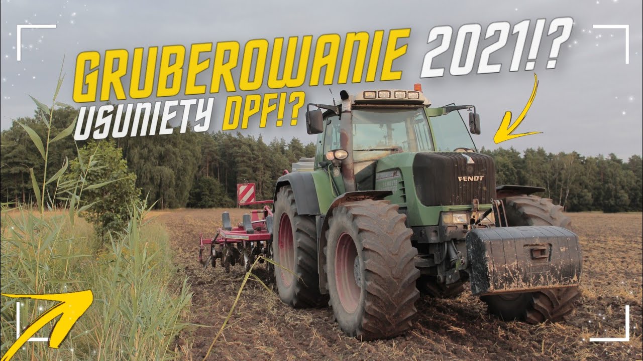 Gruberowanie 2021!?🥳 Usunięty DPF!?! Emisja Spalania 2000% !!Fendt 926 Vario TMS ☆ Podlasie się bawi