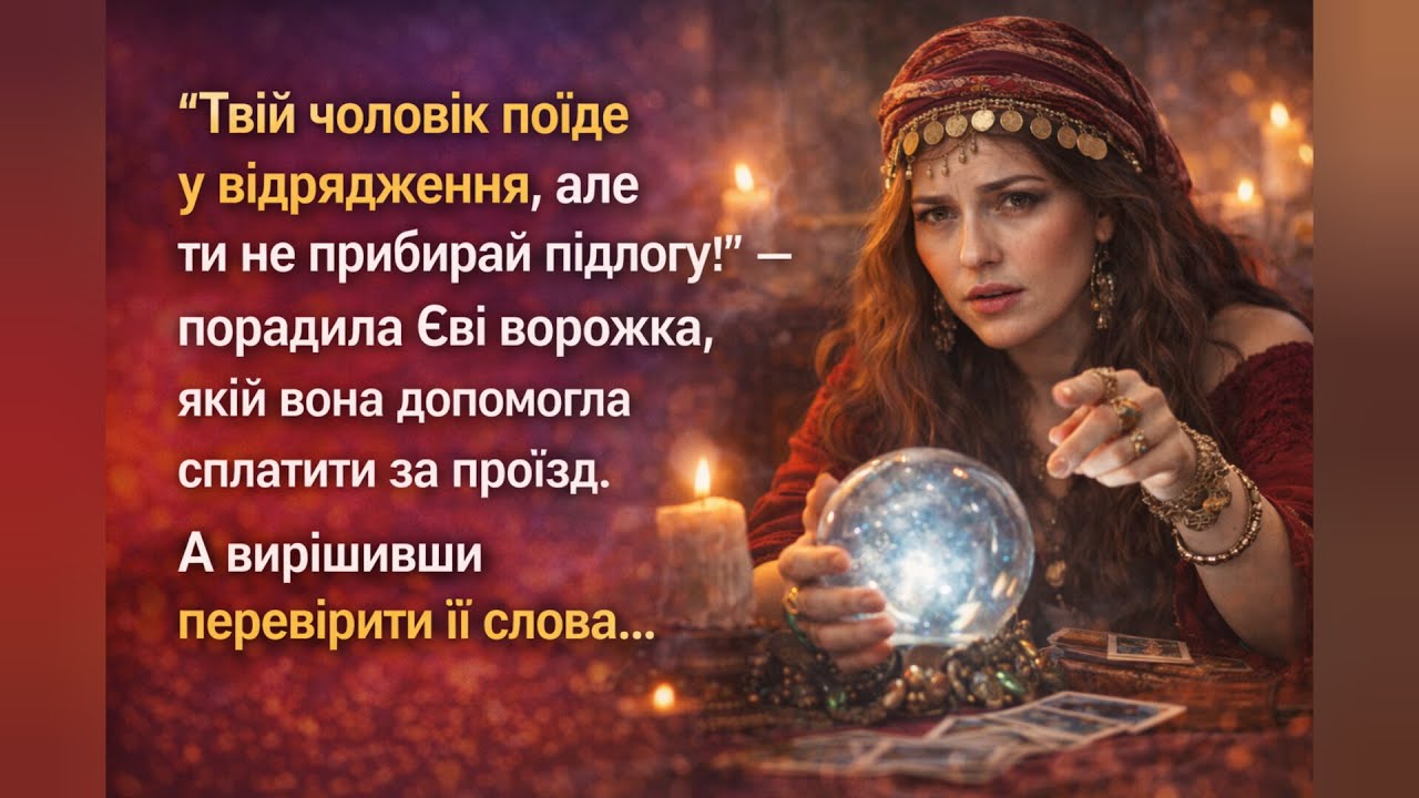 «Твій чоловік поїде у відрядження, але ти не прибирай підлогу!» - порадила Єві ворожка...