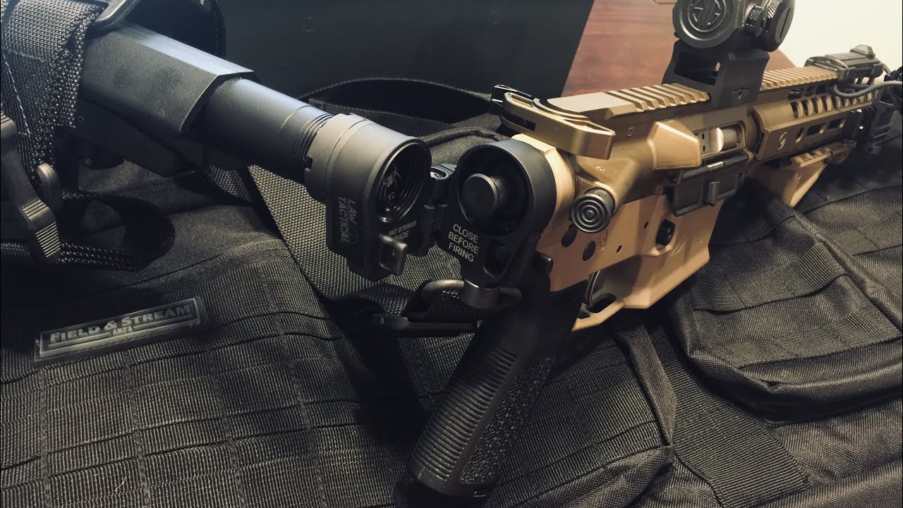 Law tactical folding stock install