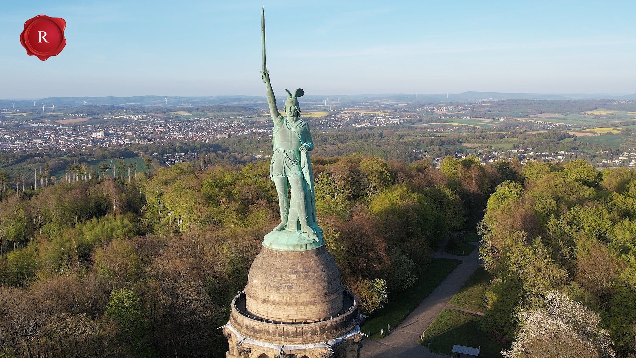 Hermannsdenkmal Detmold Arminius. Tipps. Once the tallest statue in the world. GoPro10 DJI AIR 2S/4K