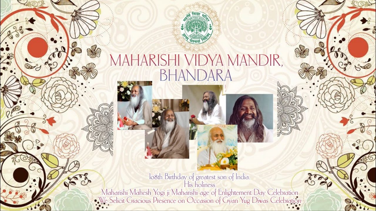 Maharishi age of Enlightement Day CelebrationGyan Yug Diwas Celebration MVM , Bhandara