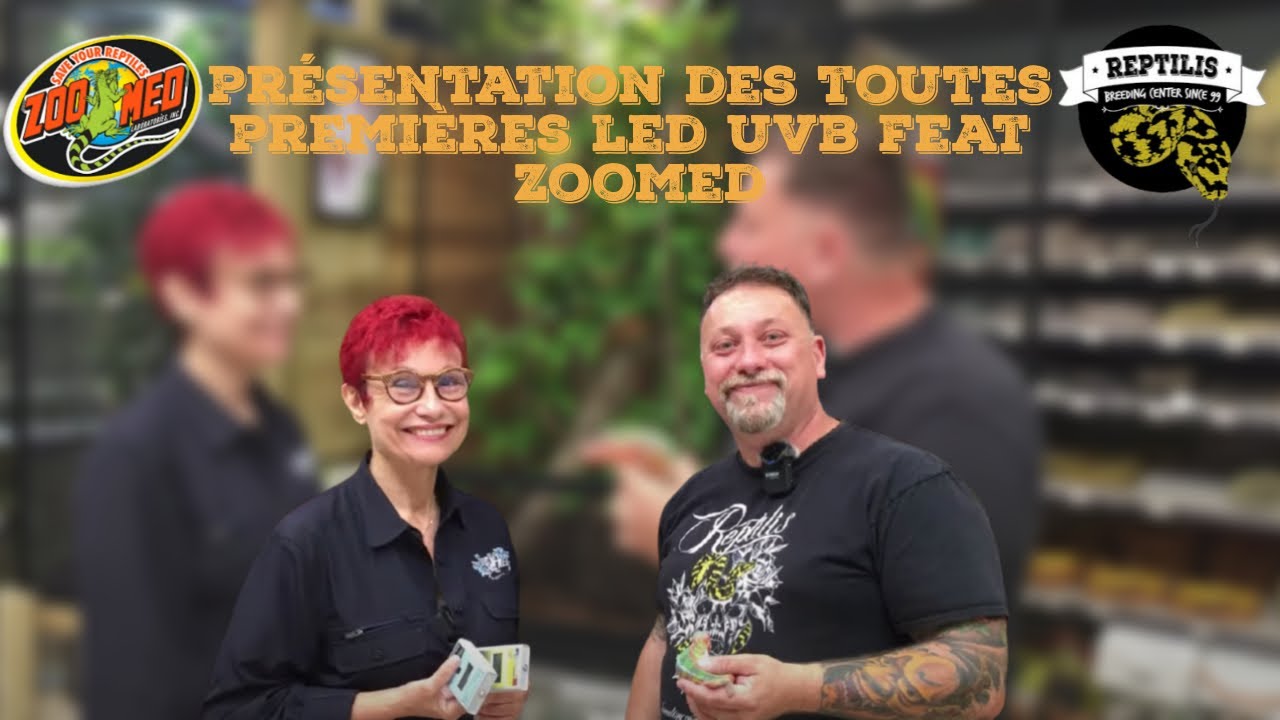 PRESENTATION DES TOUTES PREMIERES LED UVB POUR REPTILES (Feat Zoomed)