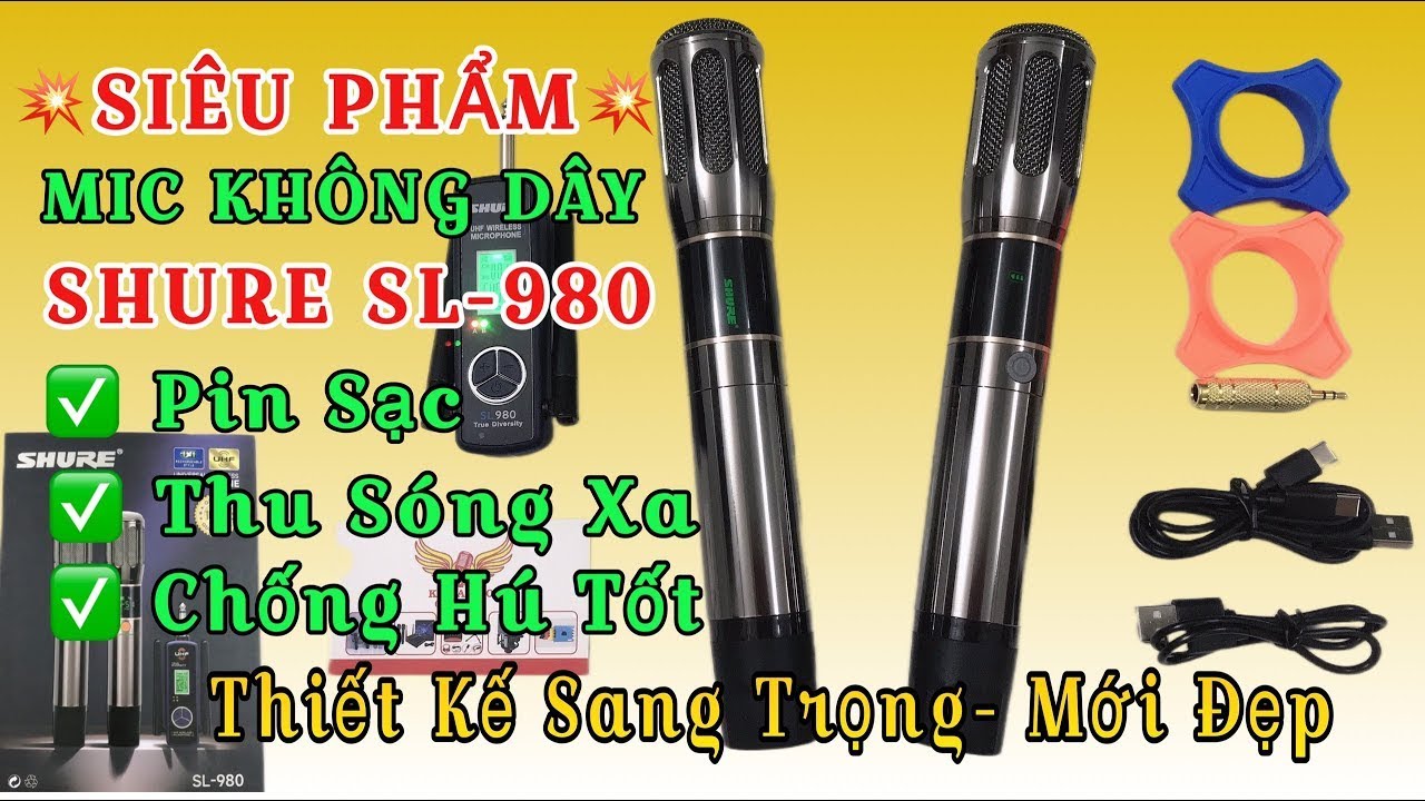 Review Micro Không Dây Shure SL980 - Đáng đồng tiền bát gạo?