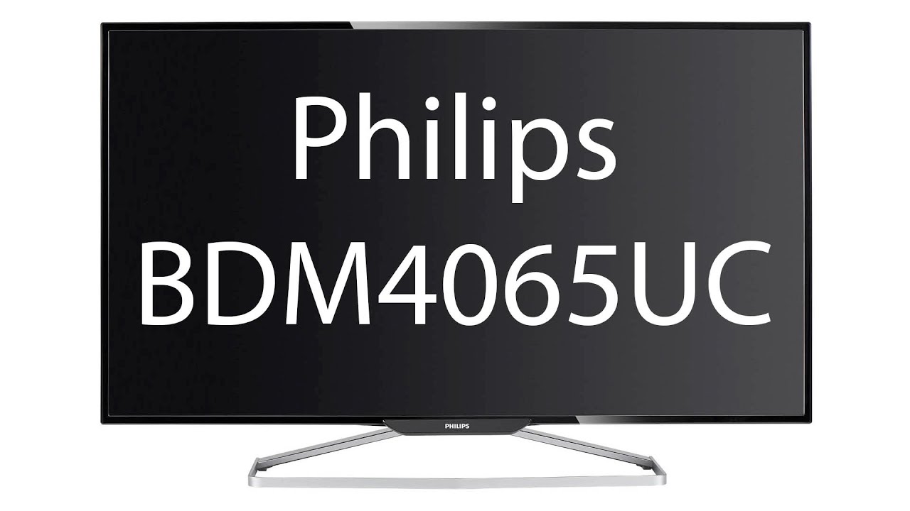 Philips BDM4065UC image quality problems