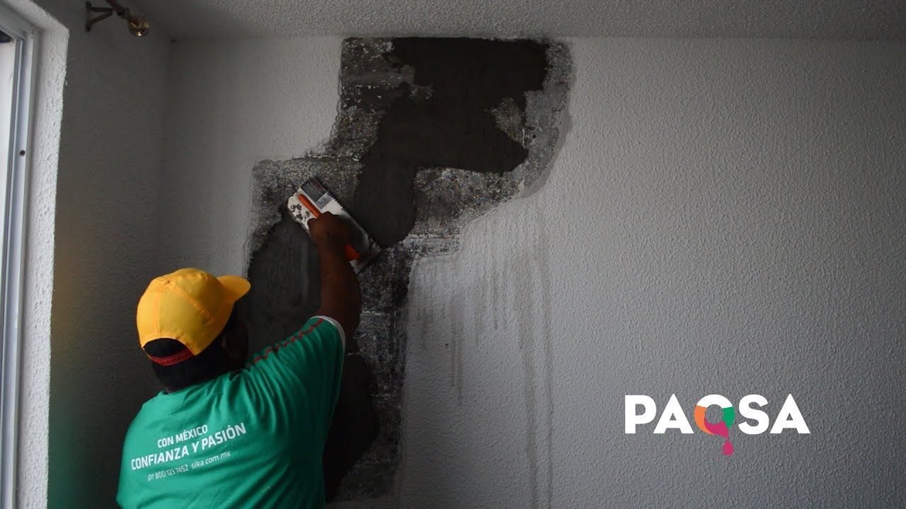 REPARACION DE GRIETAS CON SIKA MONOTOP 412