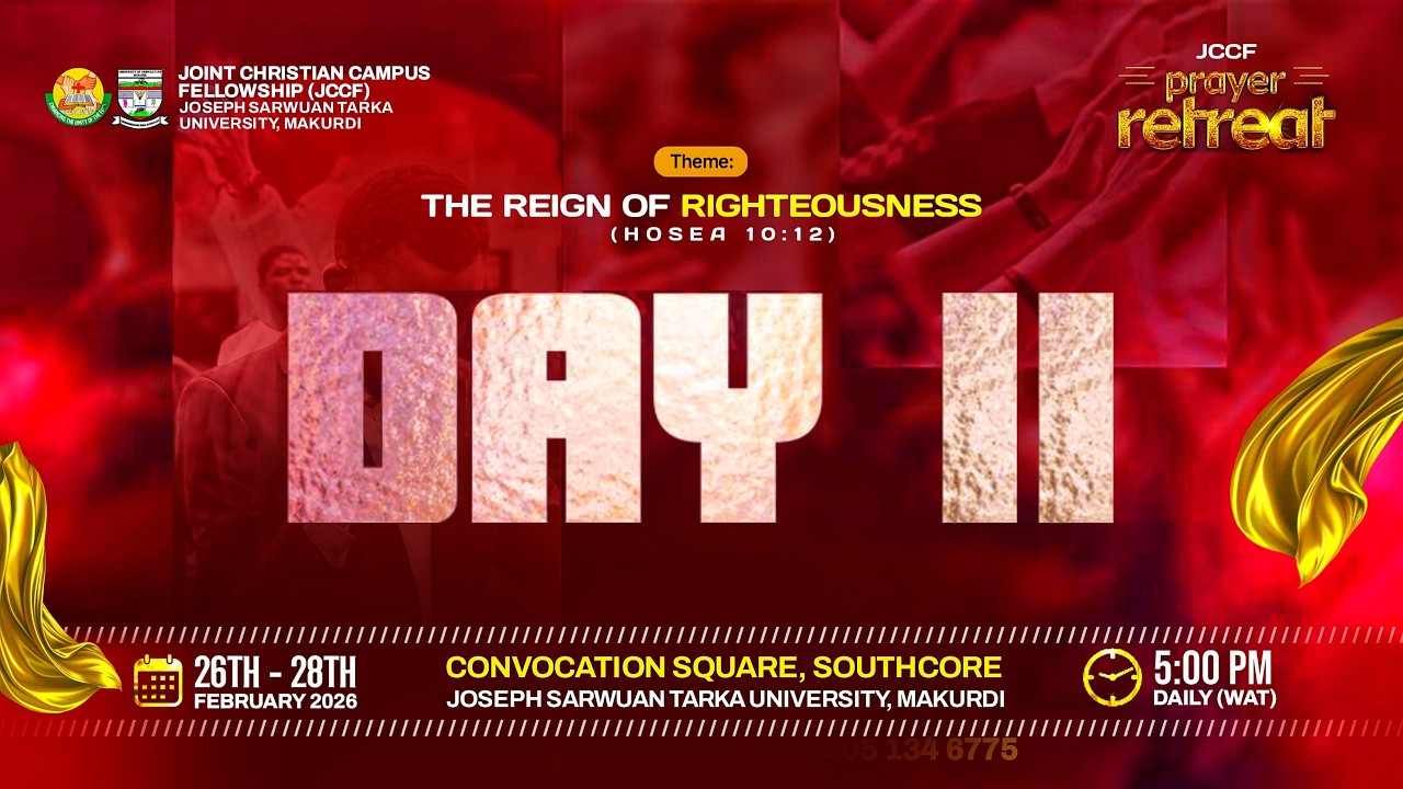 🔥 FIRE MINISTRATION – Apostle Ogah Sunday | JCCF JOSTUM Prayer Retreat 2026