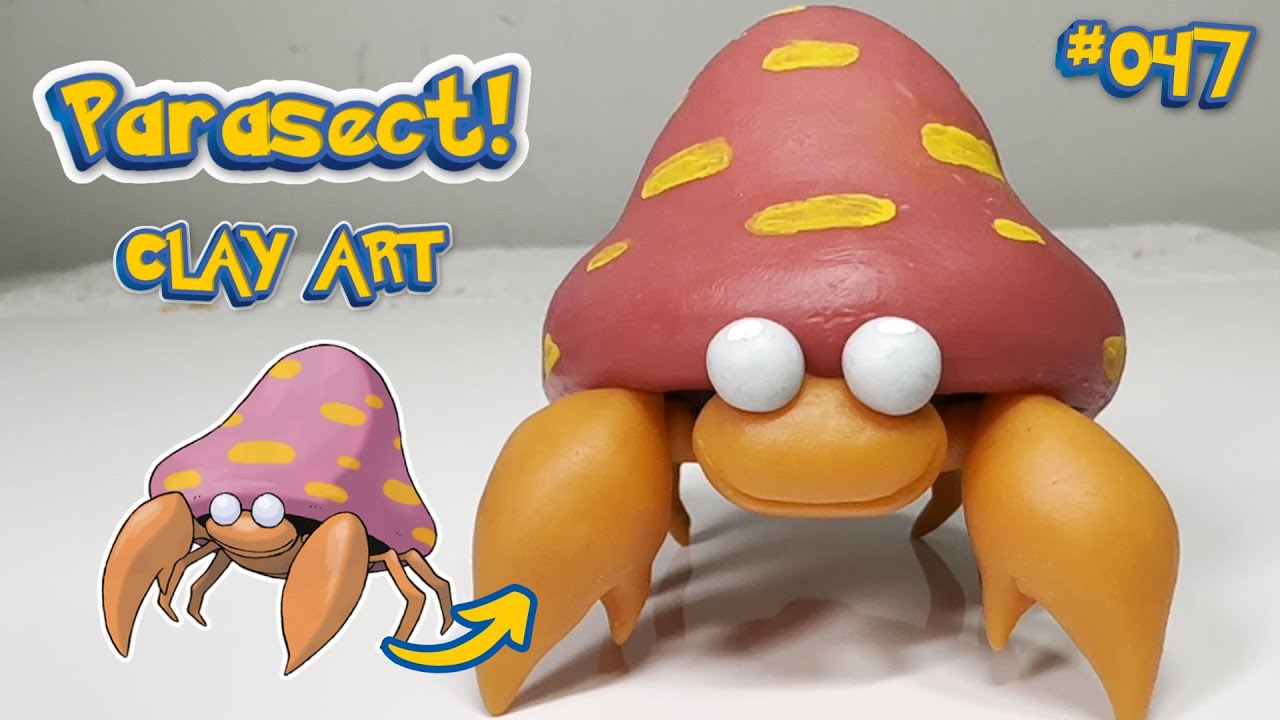 Лепим покемона ПАРАСЕКТ из Clay Art