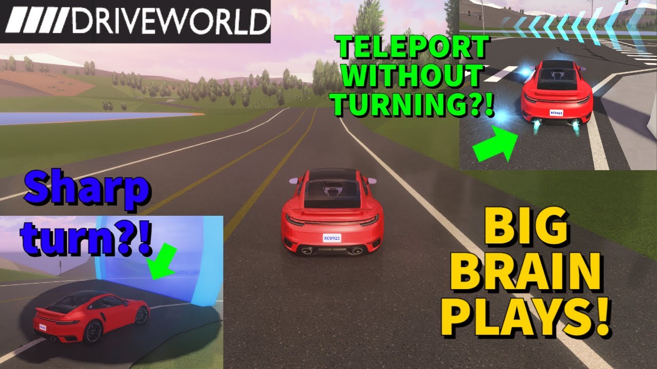 HOW TO WIN A RACE WITHOUT LOSING IN ROBLOX DRIVE WORLD! (200 IQ!)