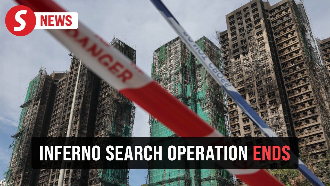 Hong Kong wraps up search and rescue mission as tower fire toll rises to 128