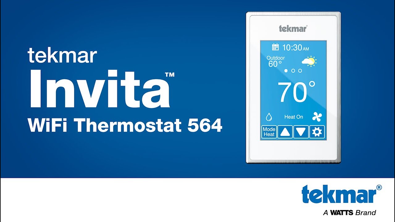 tekmar Invita™ WiFi Thermostat 564