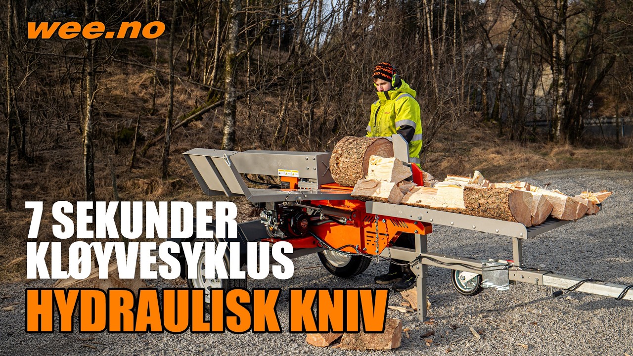 Vedkløyver Svartor XL 25 Tonn | Beist av en kløyver