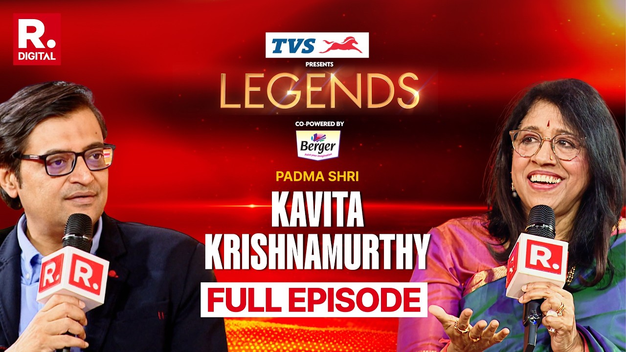Padma Shri Kavita Krishnamurthy On &lsquo;Legends&rsquo; With Arnab Goswami | Full Episode
