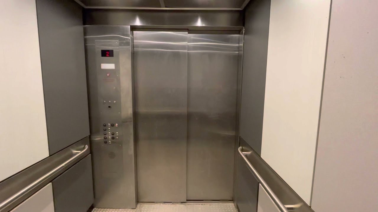 A Snowy ❄️🌨 Ride at Johnny Red Floyd Stadiums Elevator