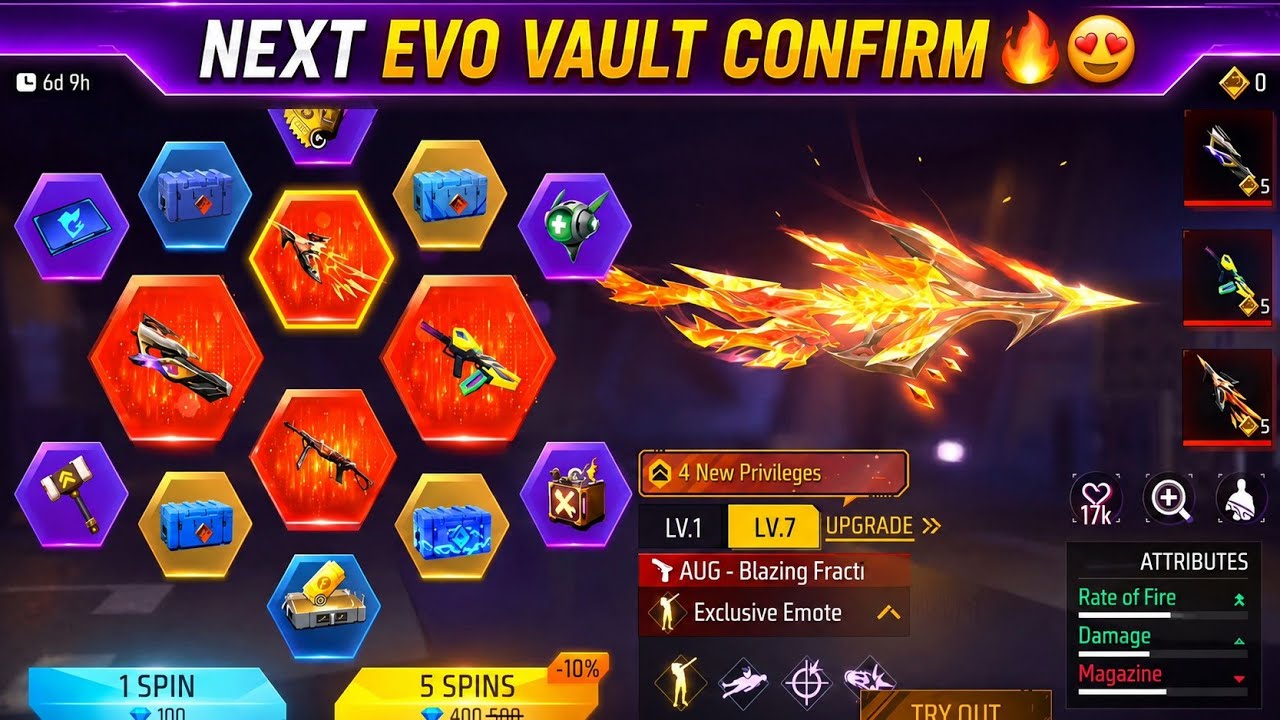 Next Evo Vault Event Free Fire | New Evo Vault Event Confirmed Guns 🔫 | 100% Confirmed Evo Vault ✅