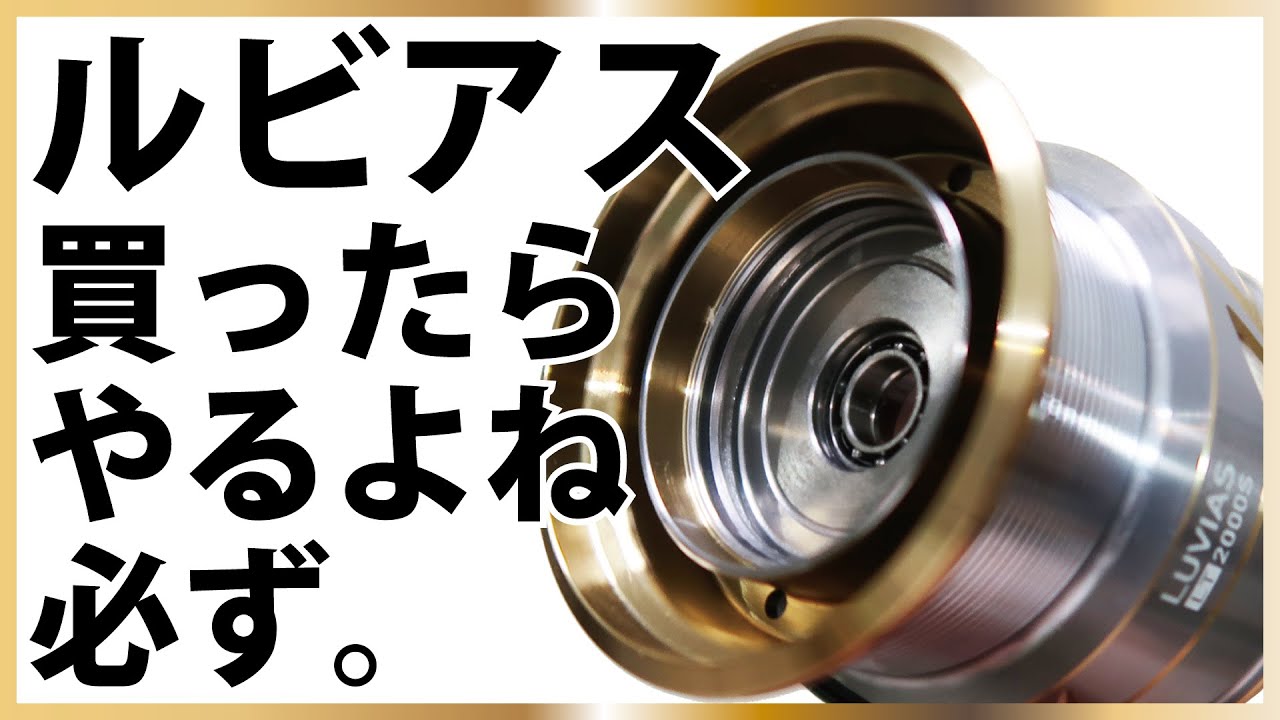 【初見】'20 LUVIASのベアリング追加が簡単になった