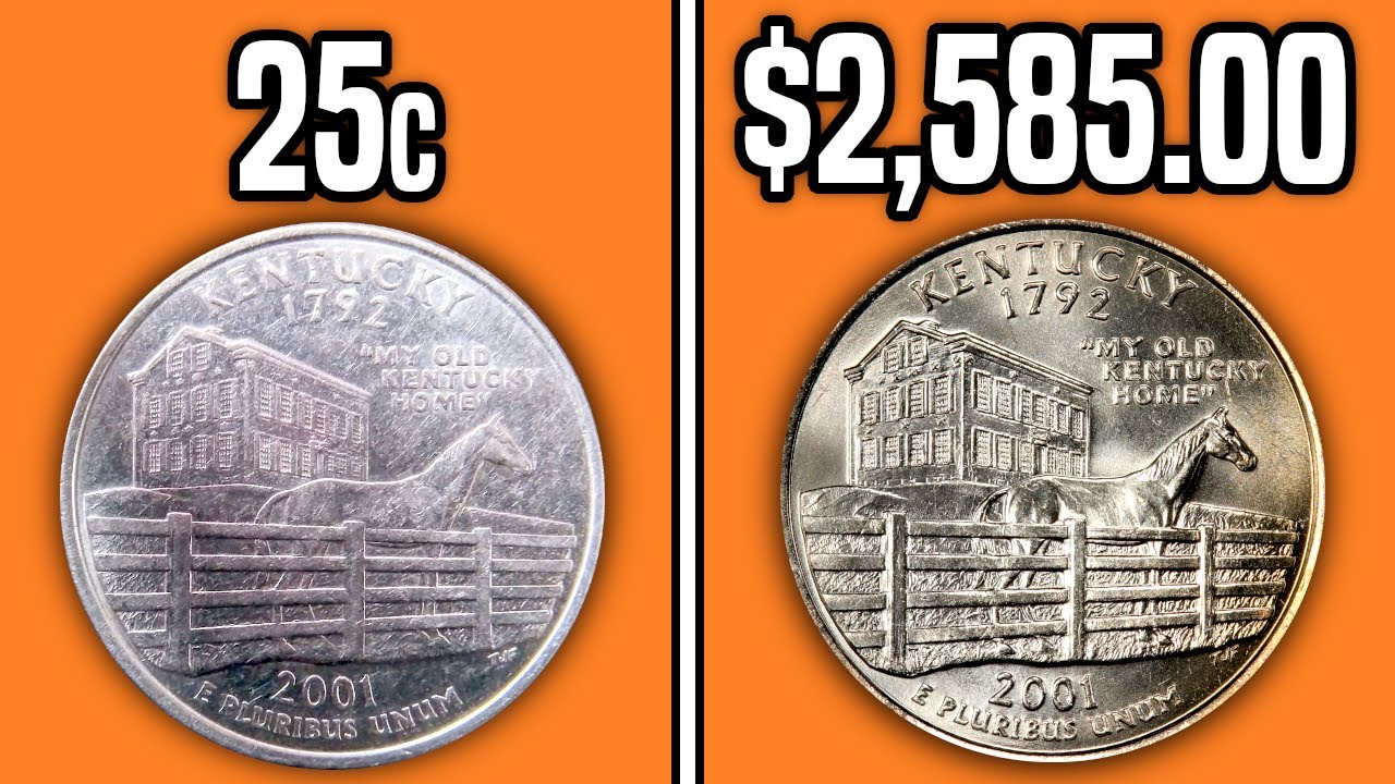 Монета State Quarter 2001 года стоит ДЕНЕГ!