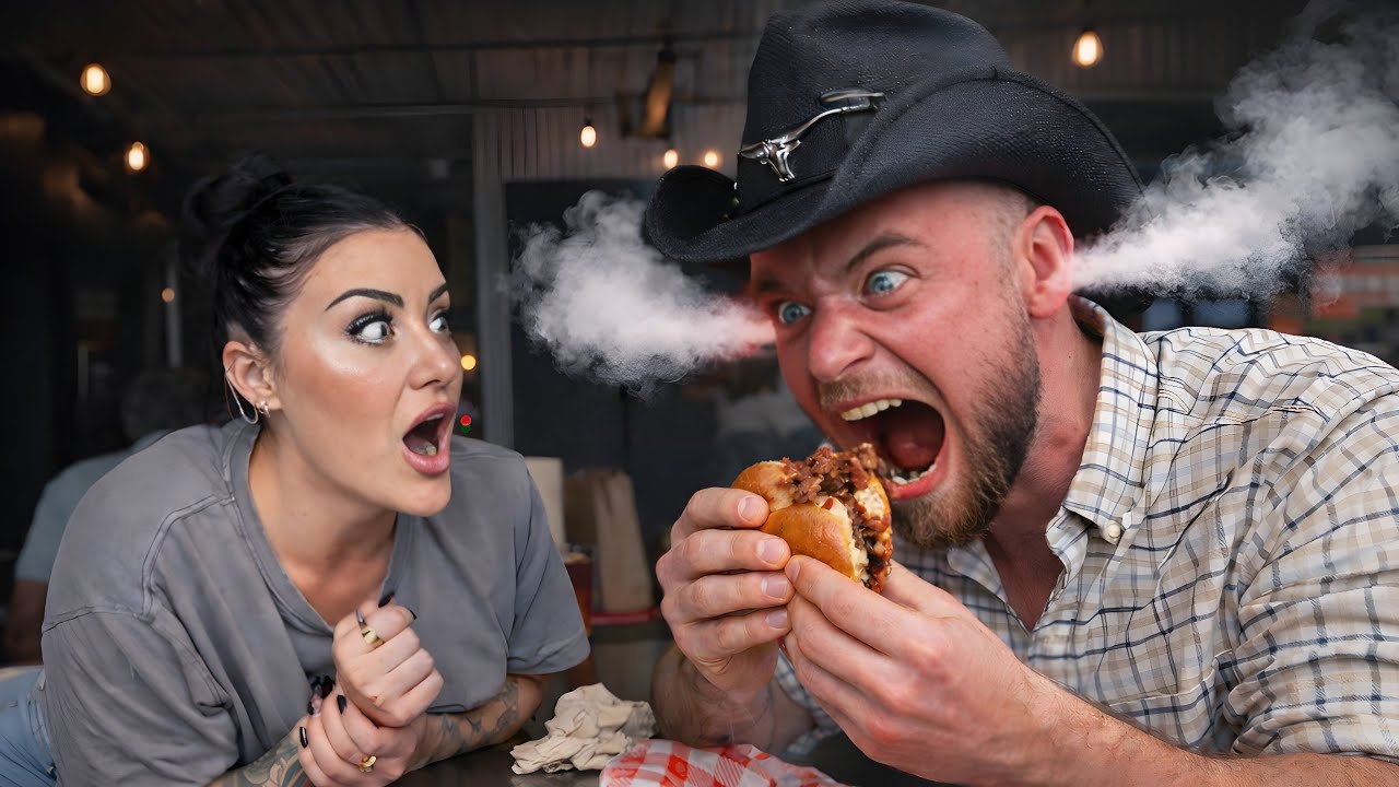 Ed Matthews And Alysia Magen Try The Hottest Chicken!