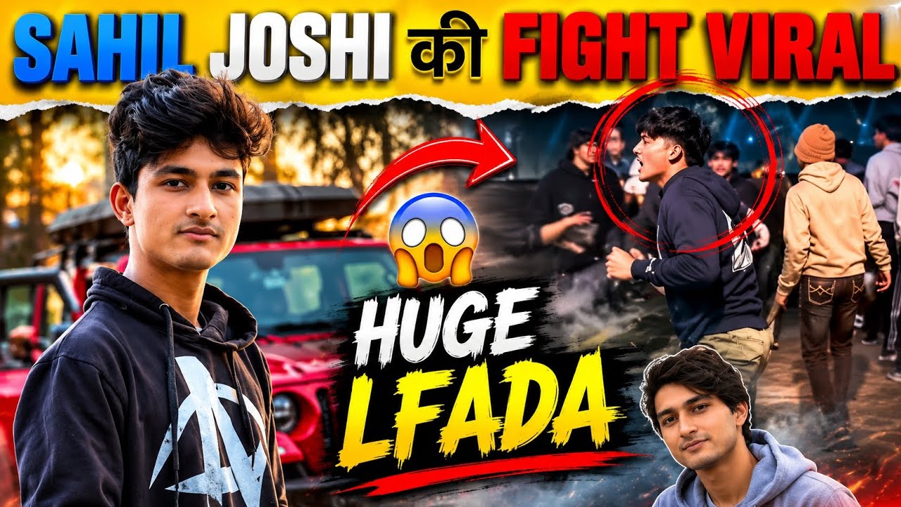 🚨SAHIL JOSHI FIGHT VIDEO? Viral Video Ka Sach 😳
