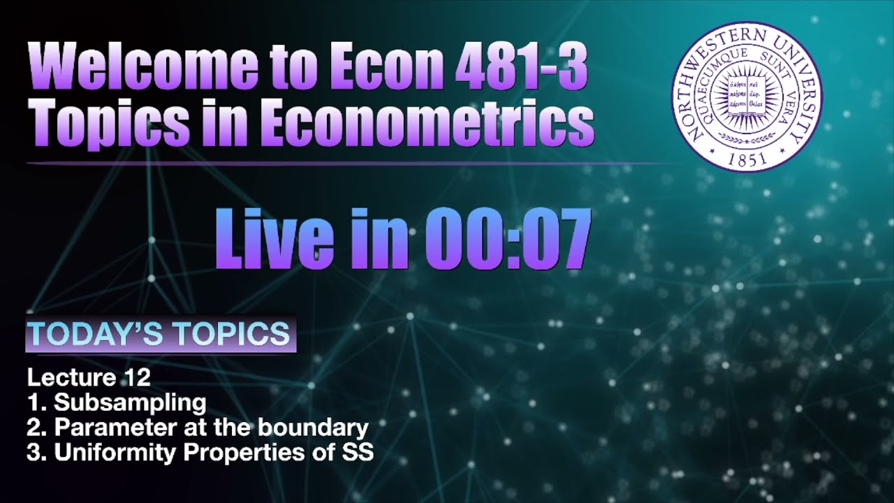 Econ 481 - Lecture 12: Uniformity of Subsampling
