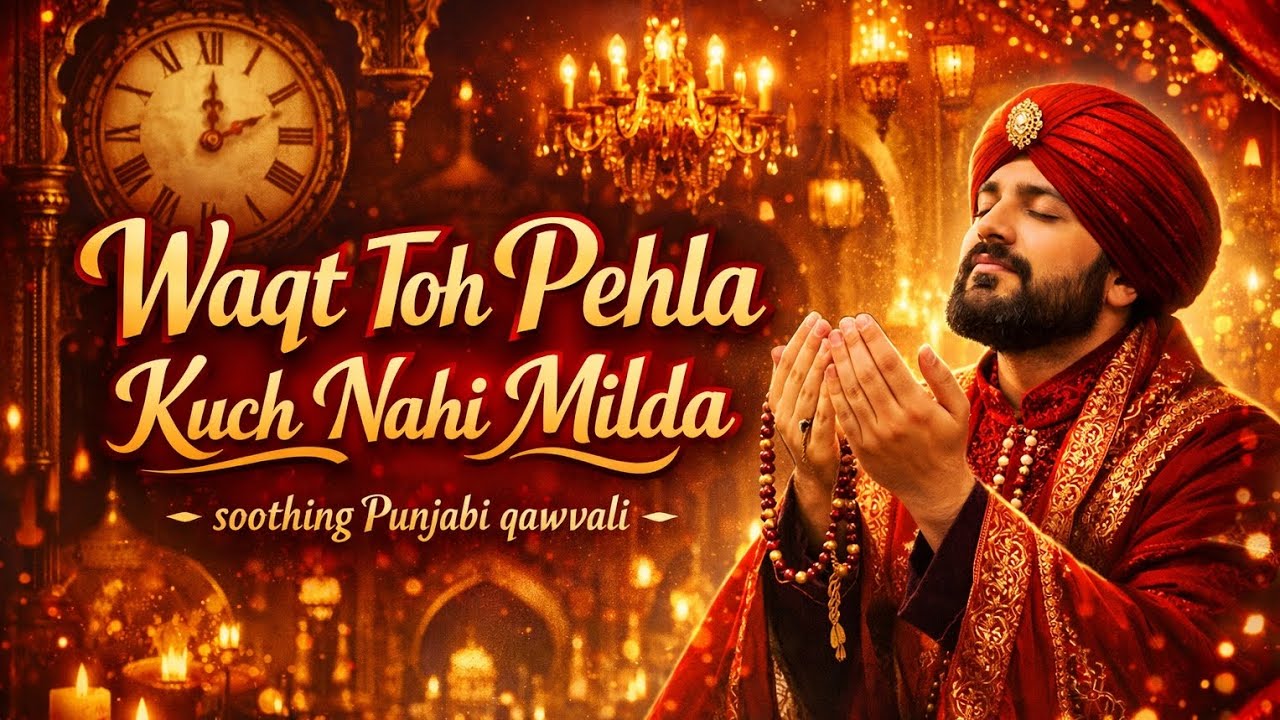 Waqt Toh Pehla Kuch Nahi Milda | Soothing Punjabi Qawwali | Soulful Sufi Kalam 2026