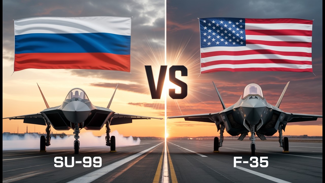 SU-99 vs F-35 Секретное сравнение технологий пятого поколения