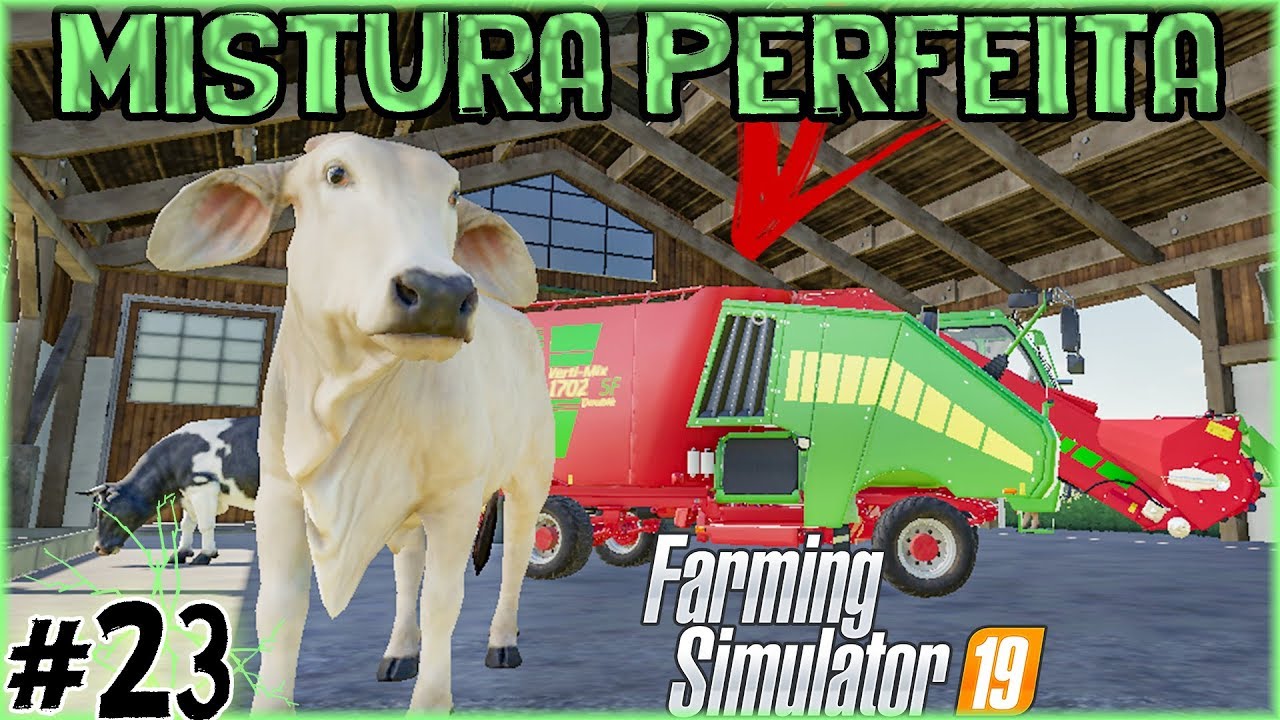 23 - Alimentar Vacas, Ração Mista Total - Farming Simulator 19