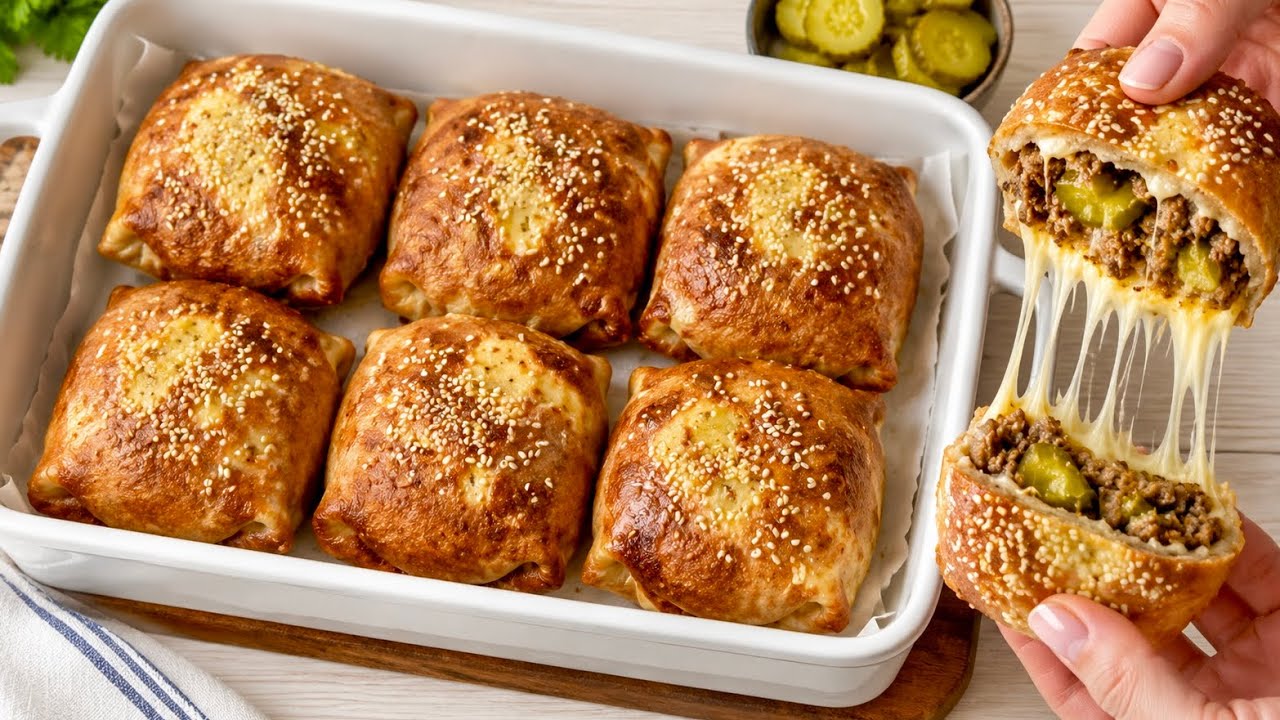 No Flour, No Carbs! I&rsquo;m Obsessed with These Cheeseburger Pockets &mdash; Lost Weight Fast!